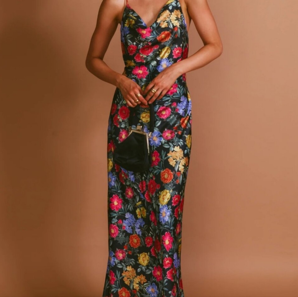 Show Me Your MuMu Floral Maxi Dress - Multicolor